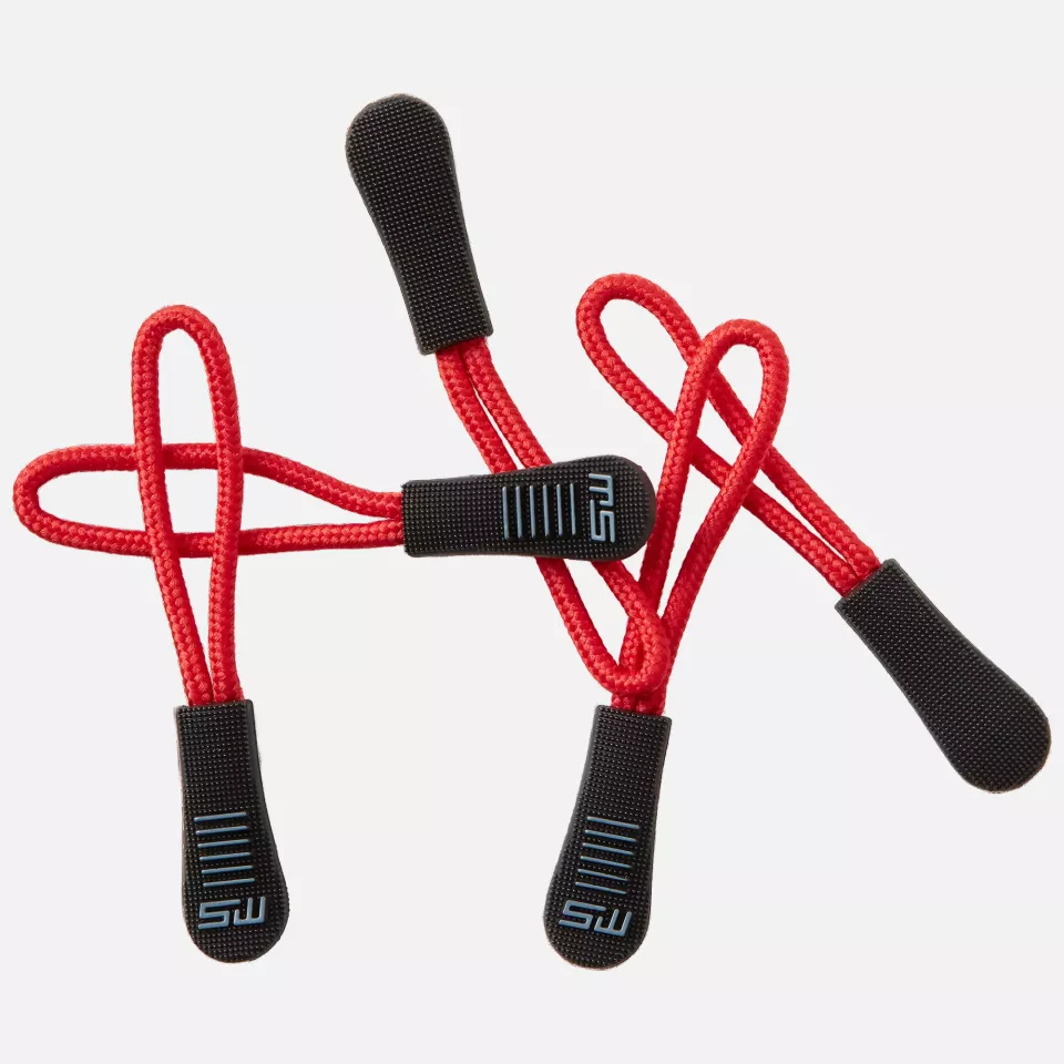 South West 1000954607, Zip Puller 5-Pack, Red, image 1, gallery thumbnail