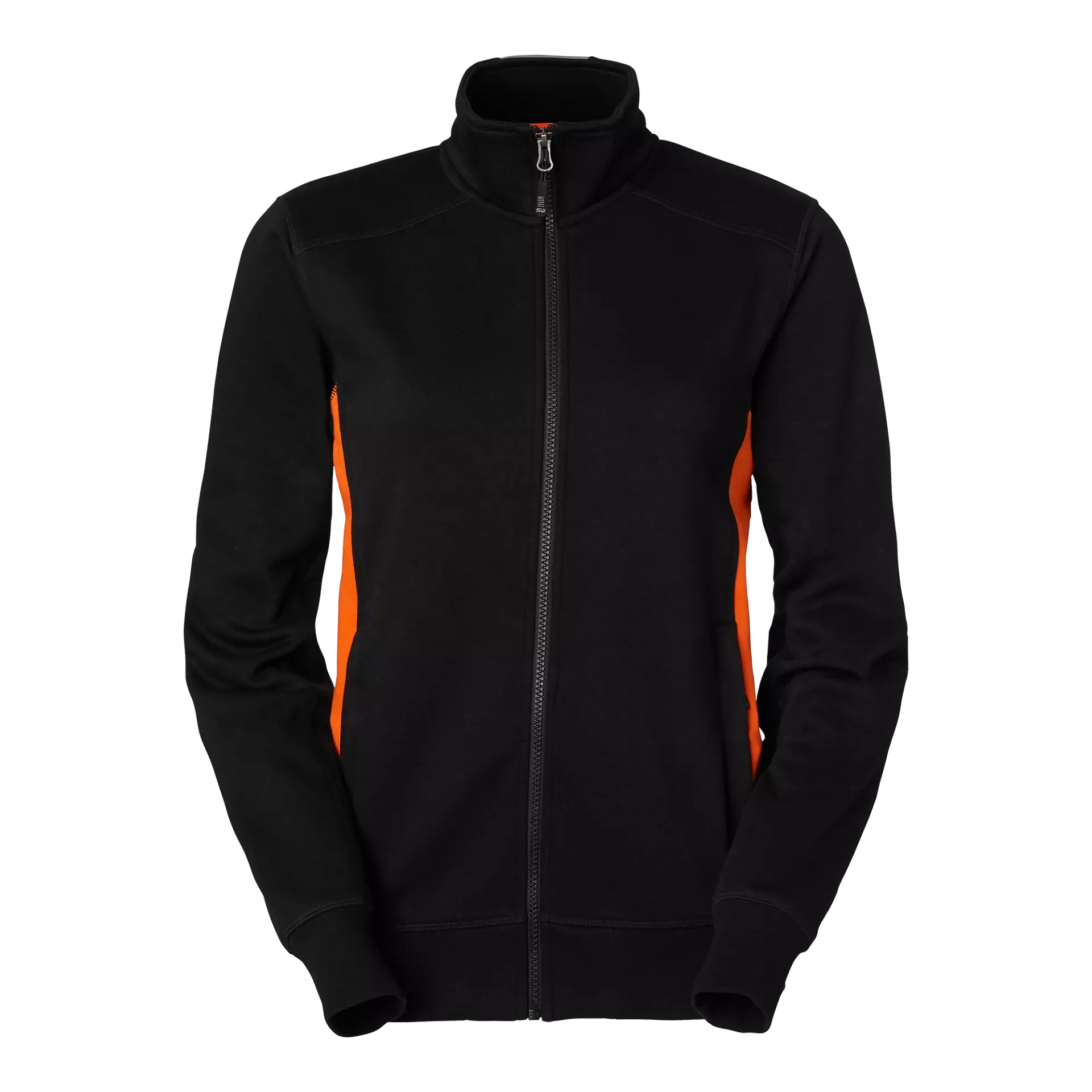 South West 1000234916, Lucy Sweatjacke, Schwarz/Orange