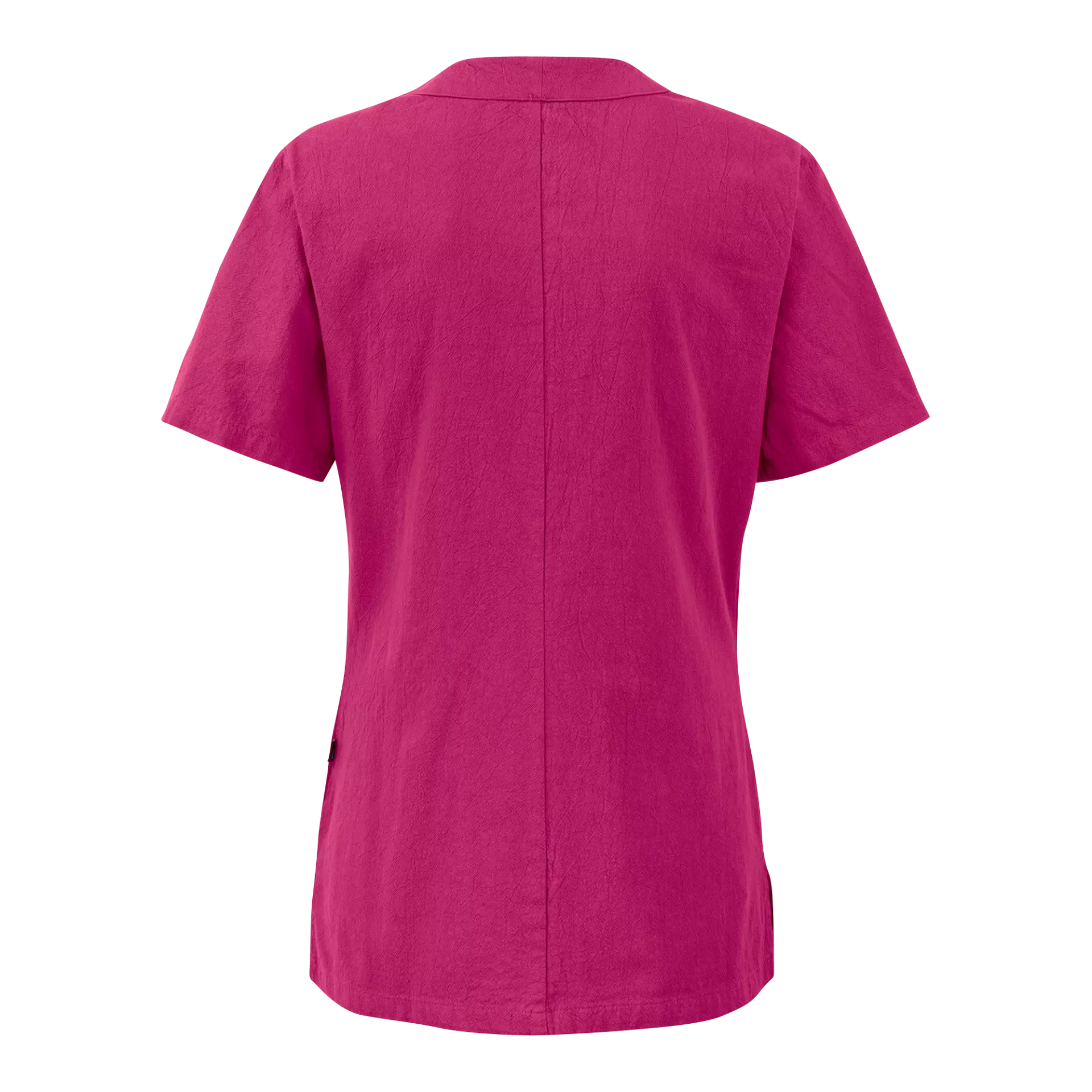 South West 1000426619, Carin Work Blouse Short Sleeve, Fuchsia, image 2