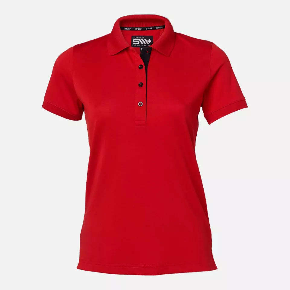 South West 1000325607, Sandy Polo Shirt, Red, image 1, gallery thumbnail