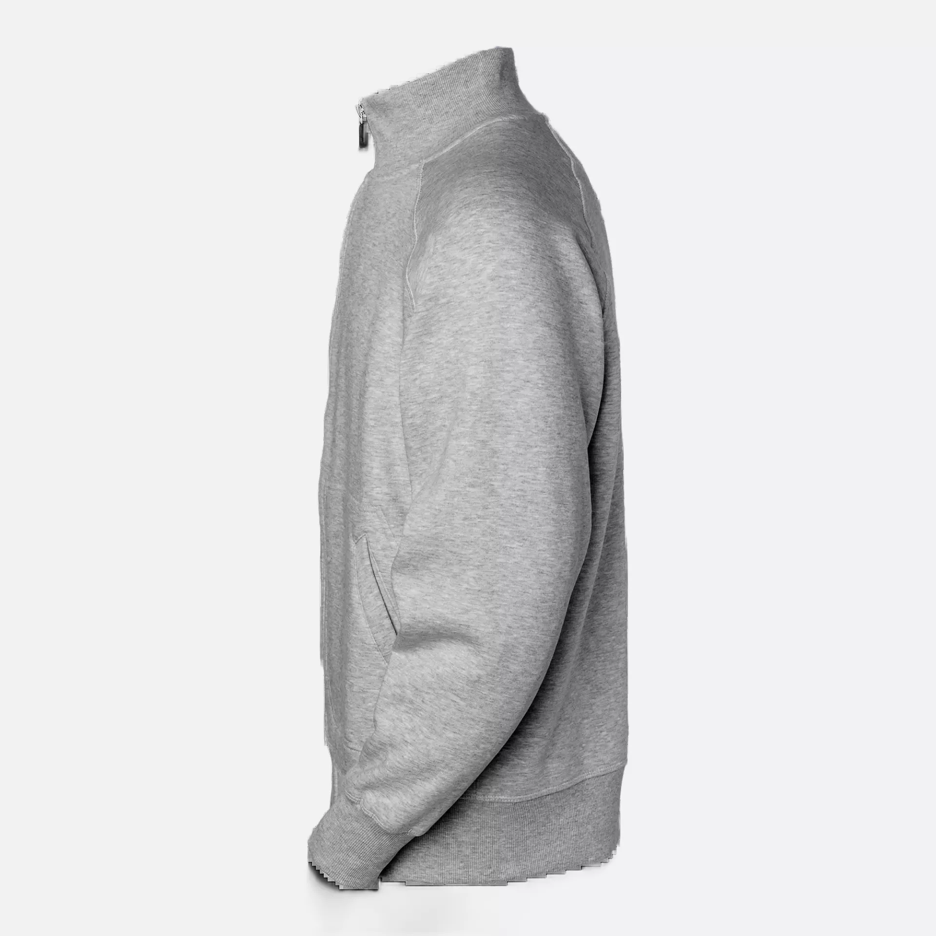 South West 1000227041, Denver Sweat Jacket, Grey Melange, image 4