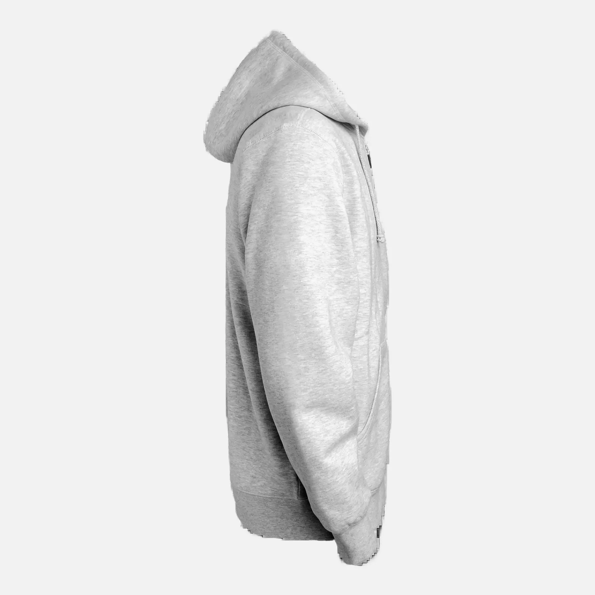 South West 1000221041, Parry Full-Zip Hooded Sweatshirt, Grey Melange, image 3
