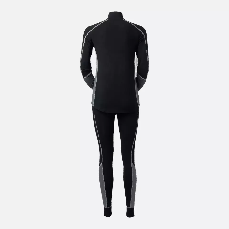 South West 1000400001, Whitney Underwear Set Zip-Neck, Black, image 2, gallery thumbnail