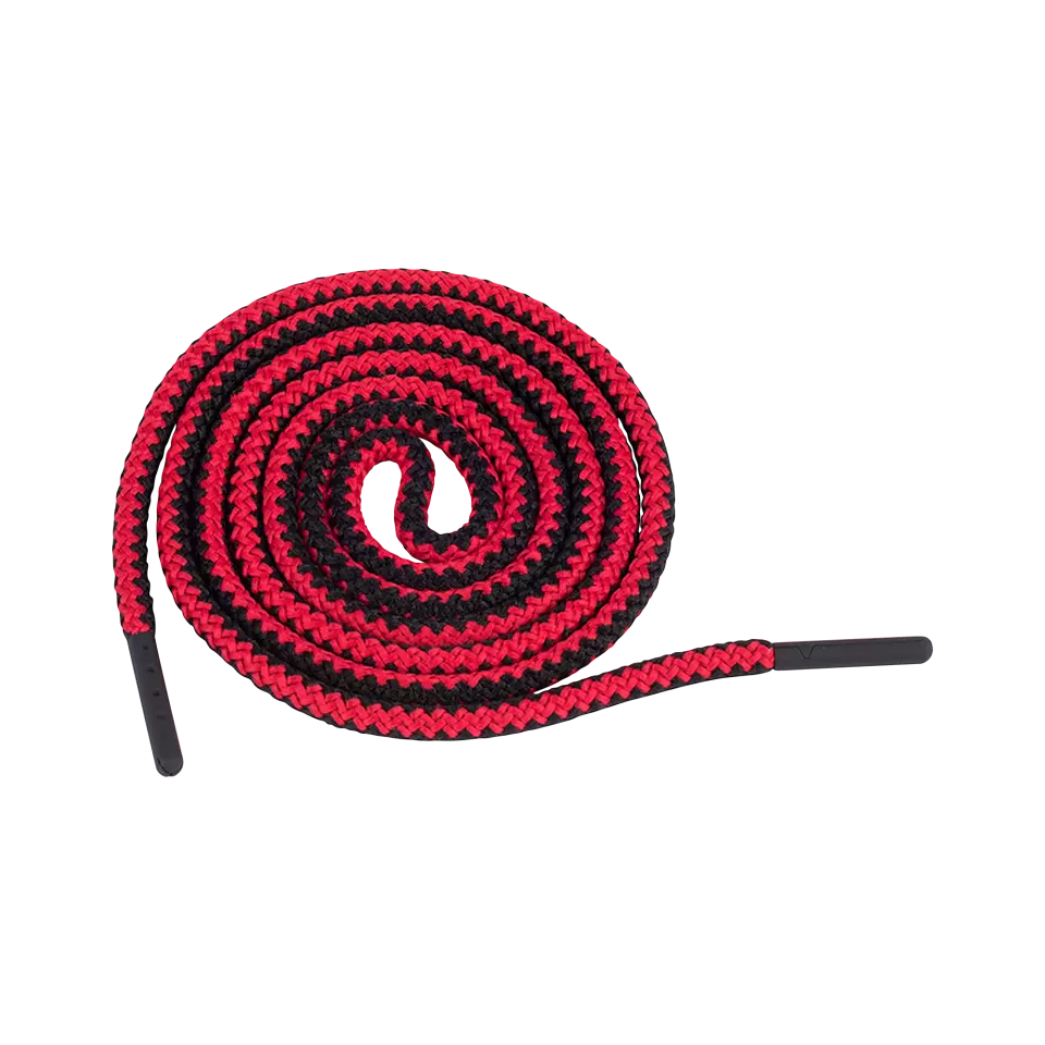 South West 1000956607, String Round Shoelaces, Red/Black, image 1, gallery thumbnail