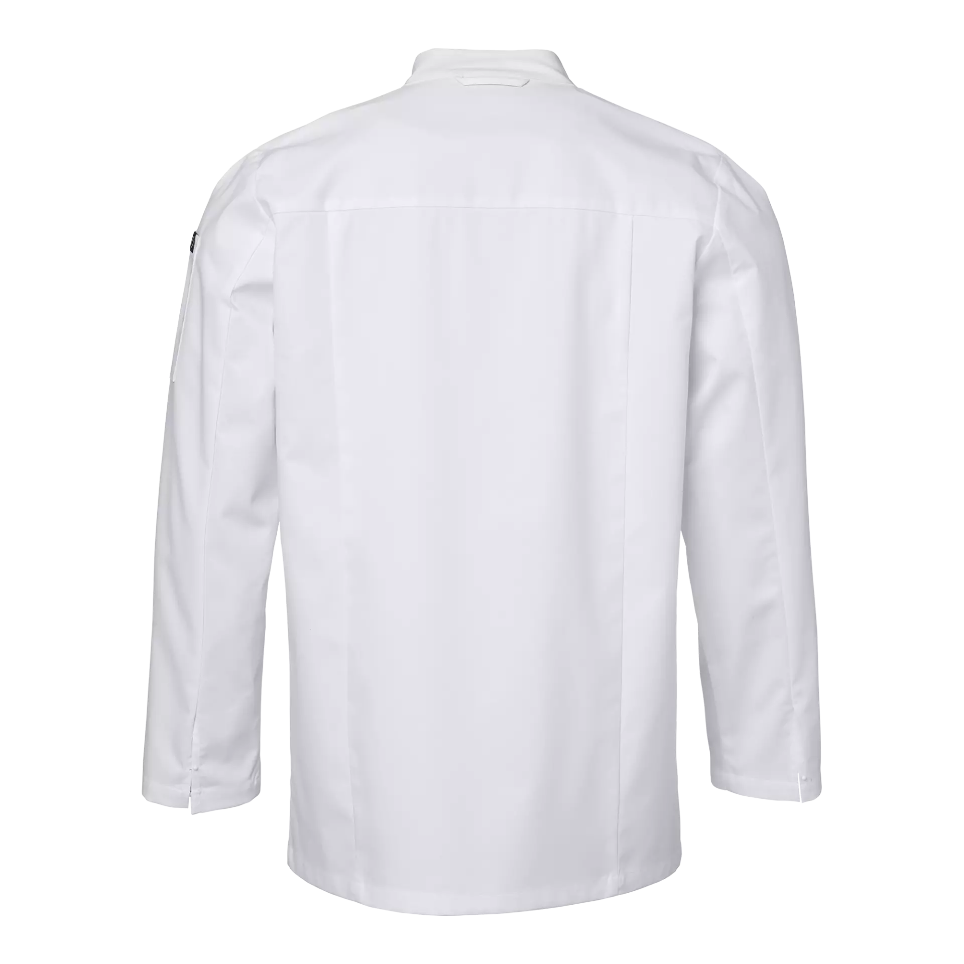 South West 1001774101, Elton Chefs Coat Long Sleeve, White, image 2