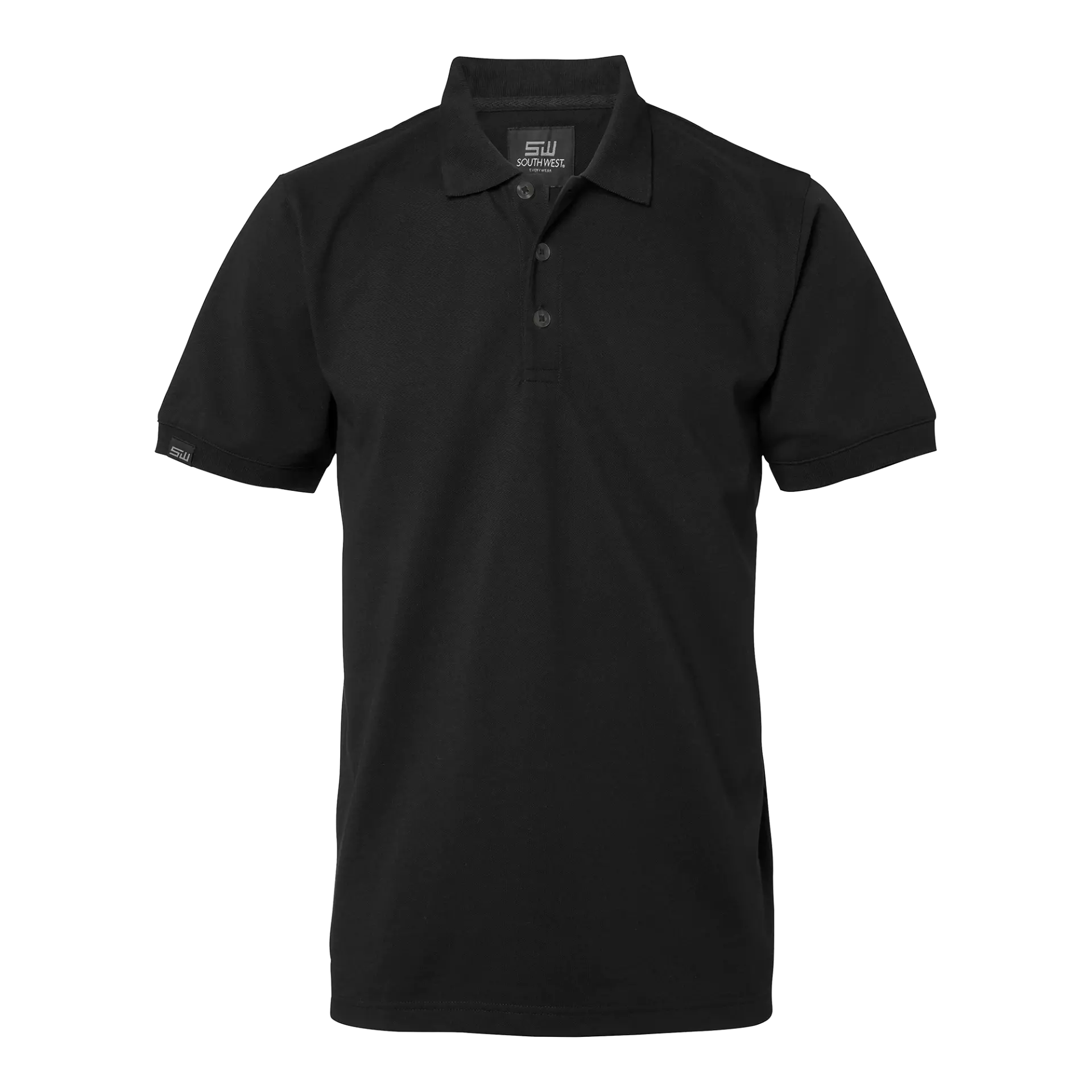 South West 1000215001, Weston Herren-Poloshirt, Schwarz, image 1