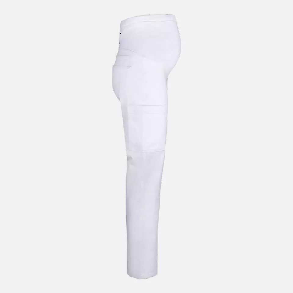 South West 1000432101, Nea Maternity Trousers, White, image 3, gallery thumbnail