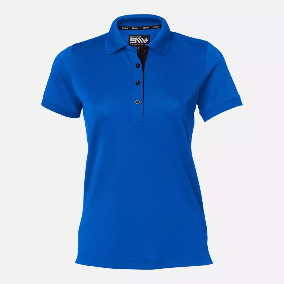South West 1000325436, Sandy Polo Shirt, Cobalt Blue, image 1, gallery thumbnail