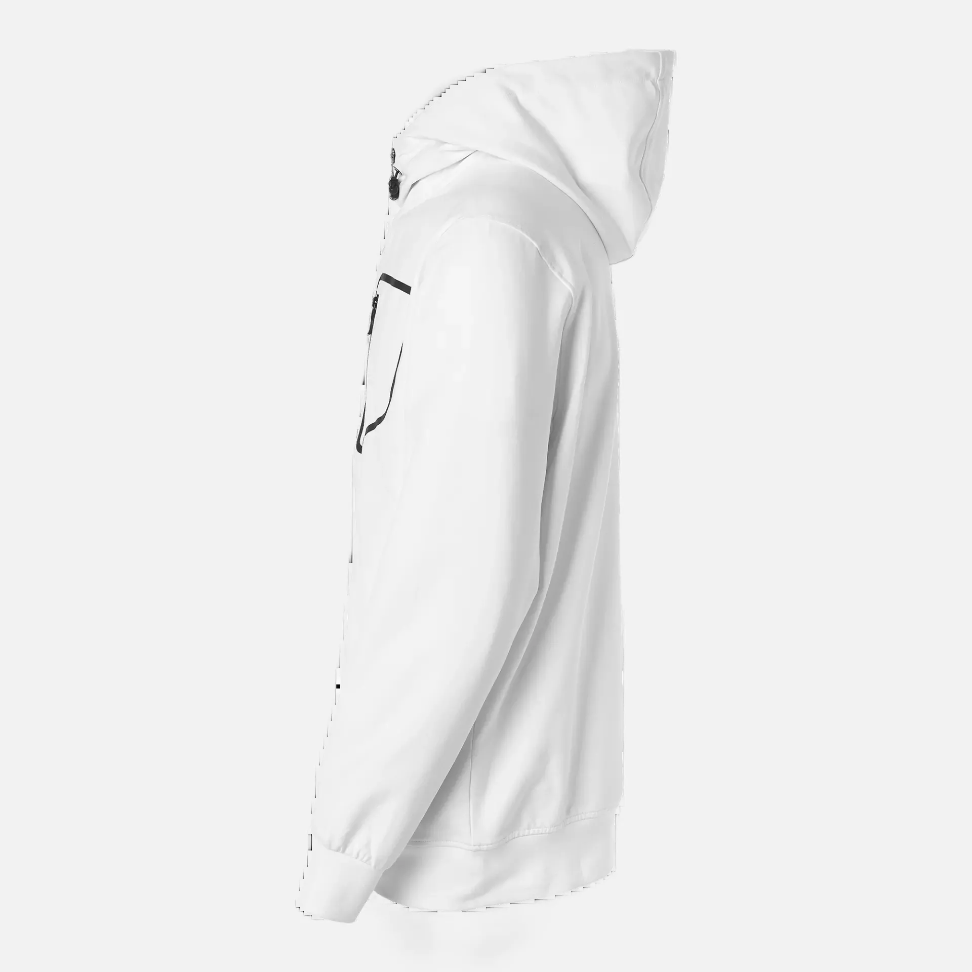 South West 1000237101, Madison Sweat Jacket, White, image 4