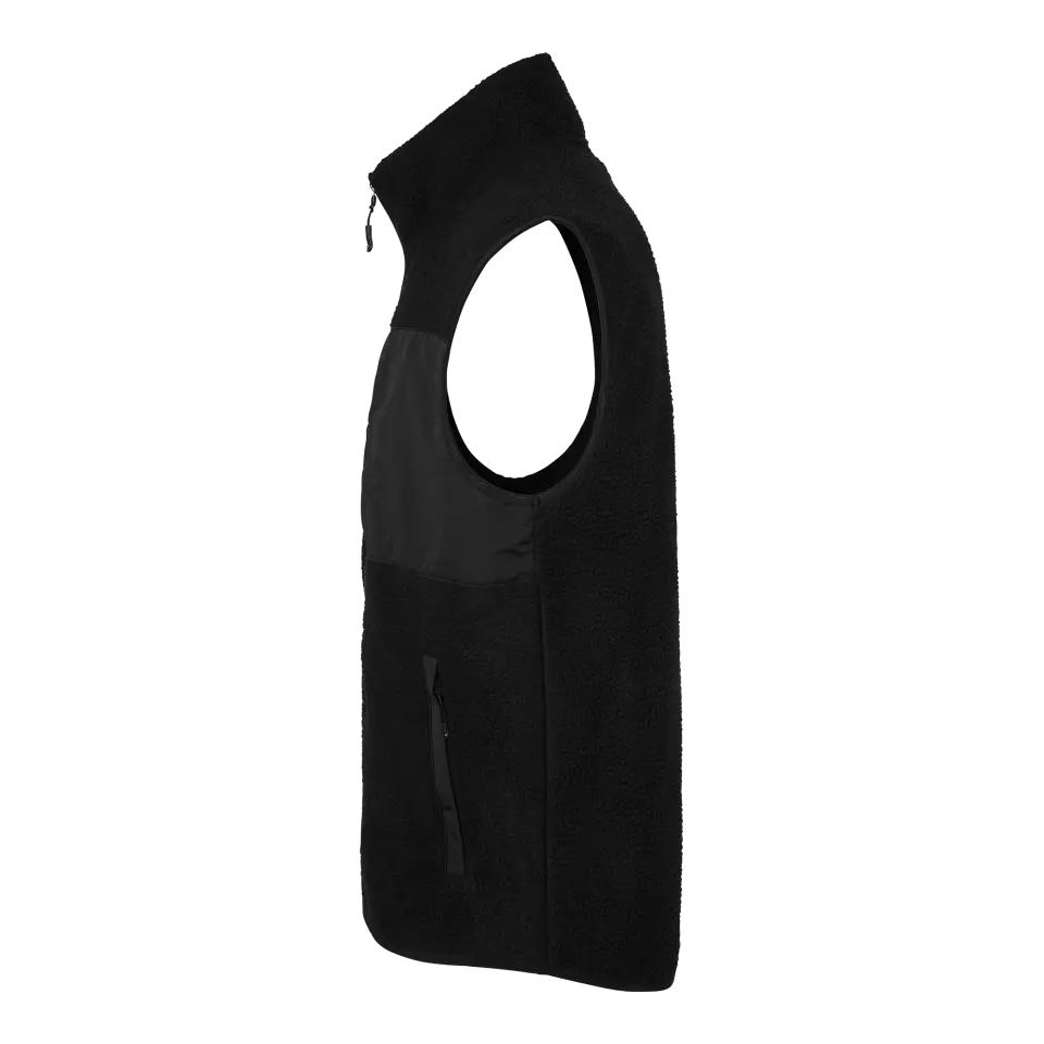 South West 1000334001, Seth Fleece Vest, Black, image 4, gallery thumbnail