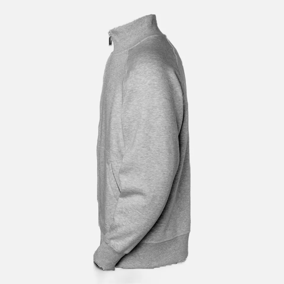 South West 1000227041, Denver Sweat Jacket, Grey Melange, image 4, gallery thumbnail