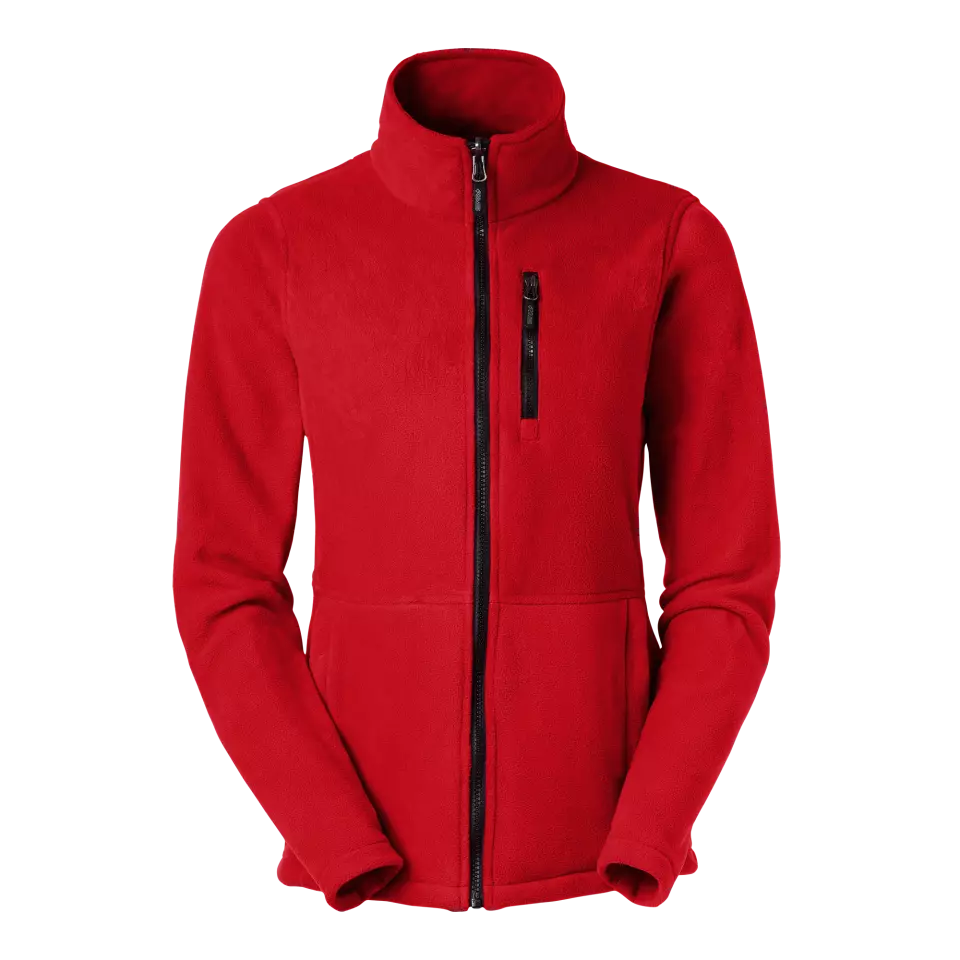 South West 1000330607, Alma Women's Fleece Jacket, Red, image 1, gallery thumbnail