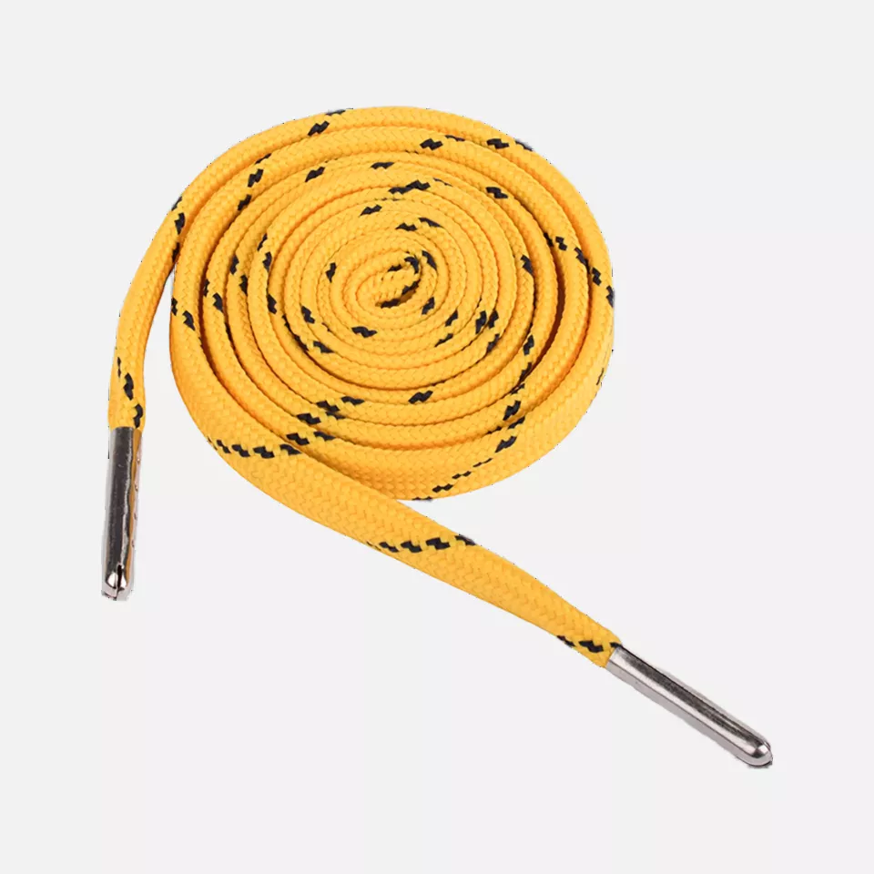 South West 1000955979, Flat Shoelaces, Yellow/Navy, image 1, gallery thumbnail