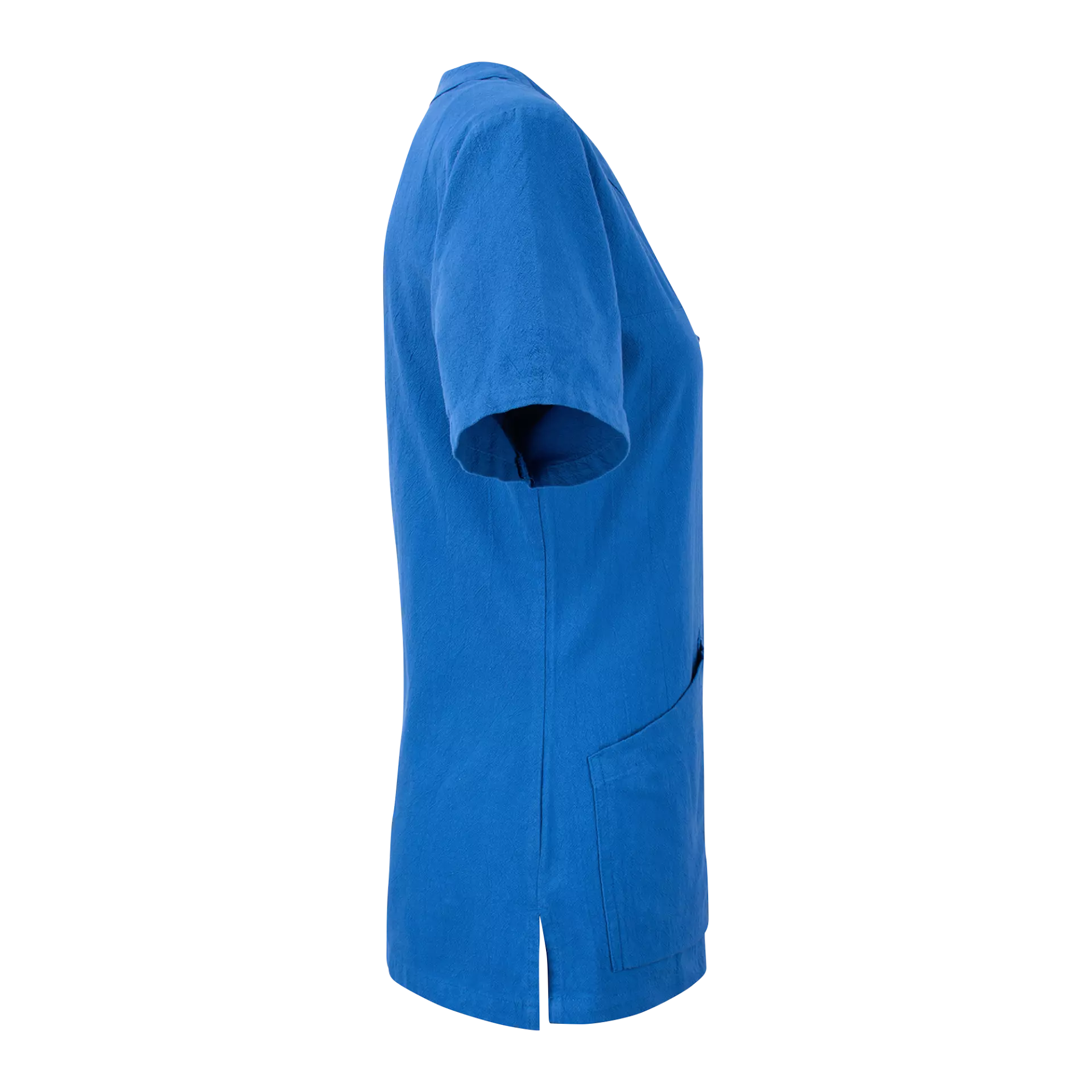 South West 1000426412, Carin Arbeitsbluse Kurzarm, Hellroyalblau, image 3