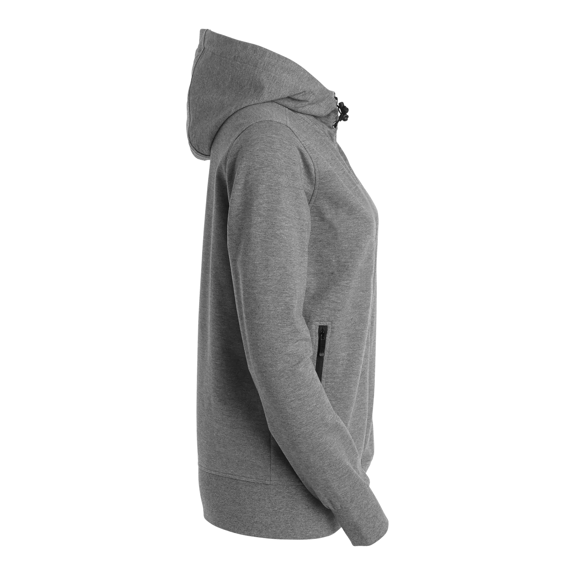 South West 1000238041, Mia Women's Sweat Jacket, Grey Melange, image 3