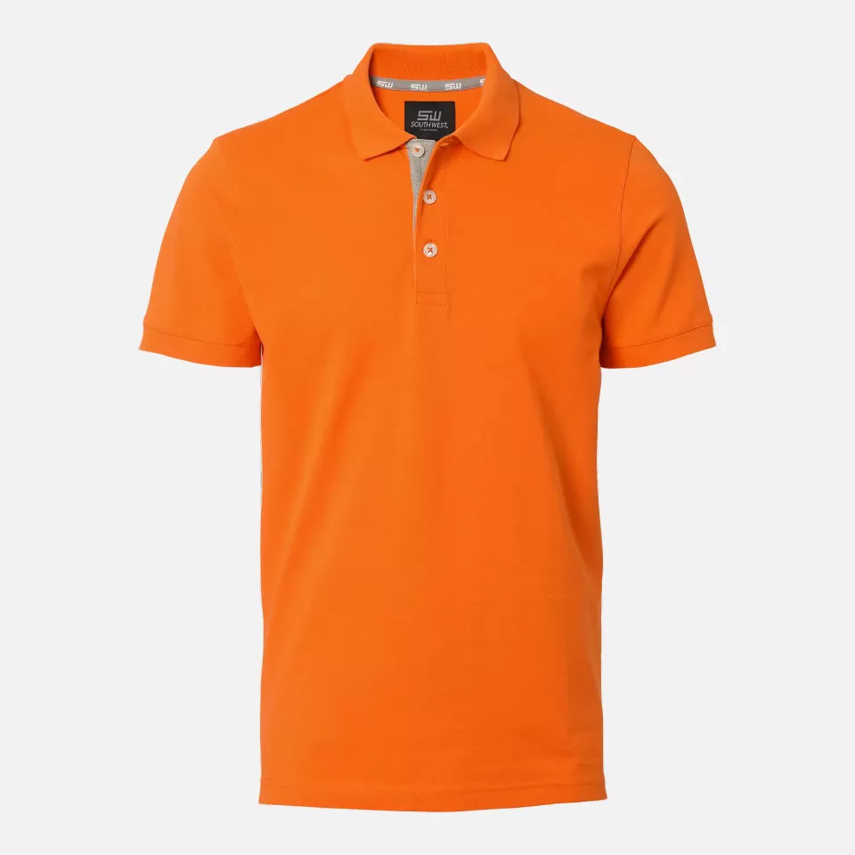 South West 1000207801, Morris Polo Shirt, Dark Orange, image 1, gallery thumbnail