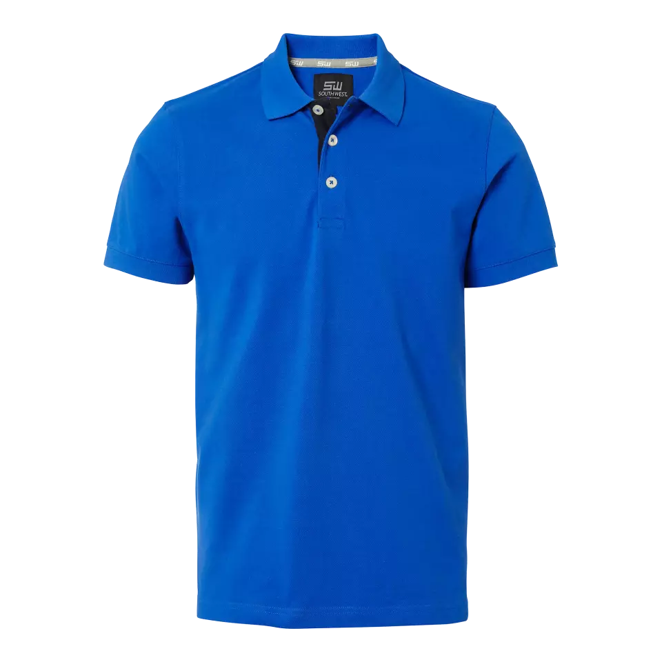 South West 1000207436, Morris Polo Shirt, Cobalt Blue, image 1, gallery thumbnail