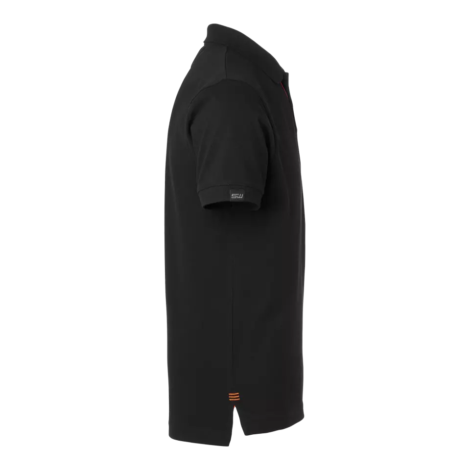 South West 1000213916, Weston Herren Poloshirt, Schwarz/Orange, image 3, gallery thumbnail