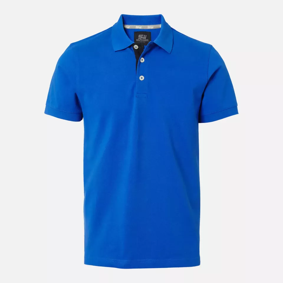 South West 1000207436, Morris Polo Shirt, Cobalt Blue, image 1, gallery thumbnail