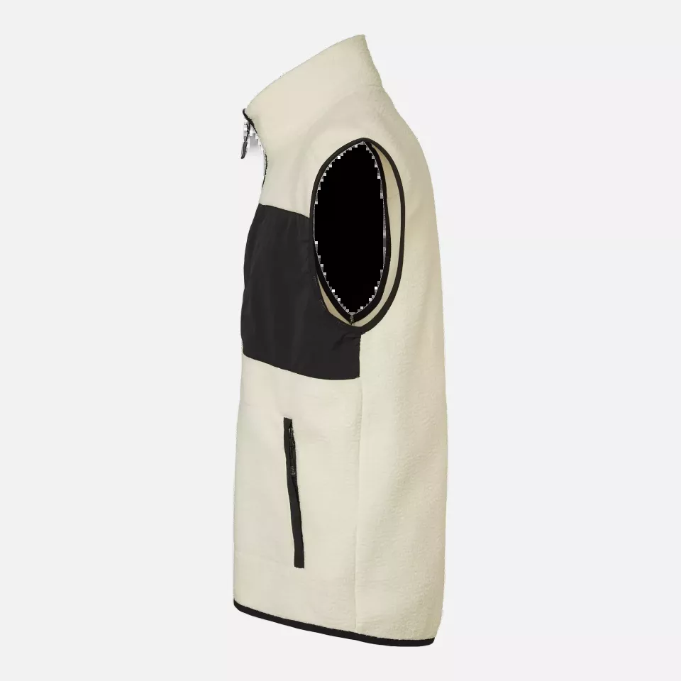South West 1000334102, Seth Fleece Vest, Off White, image 4, gallery thumbnail