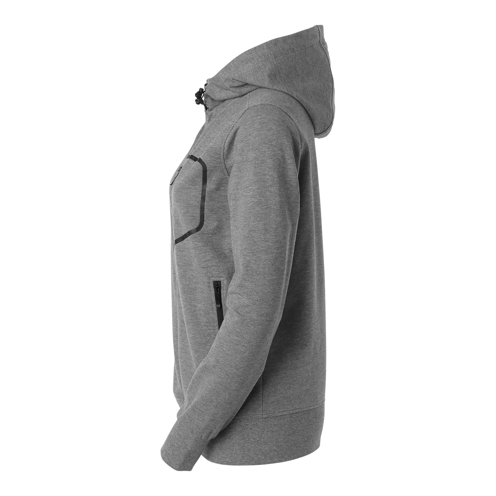 South West 1000238041, Mia Women's Sweat Jacket, Grey Melange, image 4