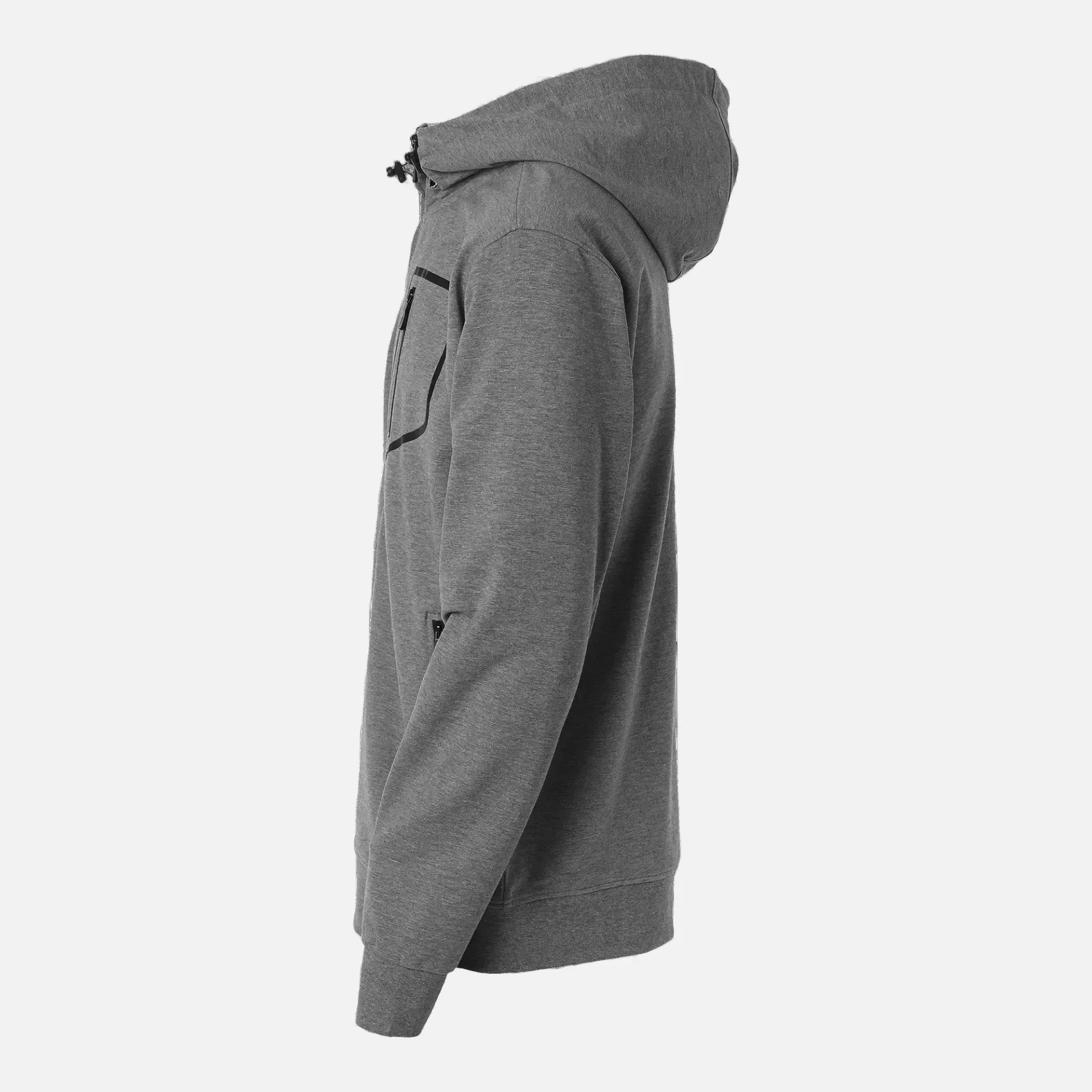 South West 1000237041, Madison Sweat Jacket, Grey Melange, image 4
