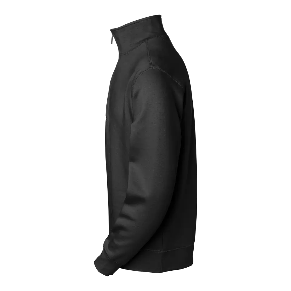 South West 1000223001, Stewart Half-Zip Sweatshirt, Black, image 4, gallery thumbnail