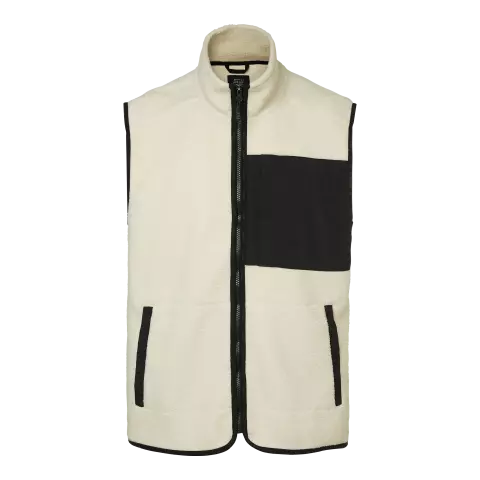 1000334102, South West Seth Fleeceweste, Off-White