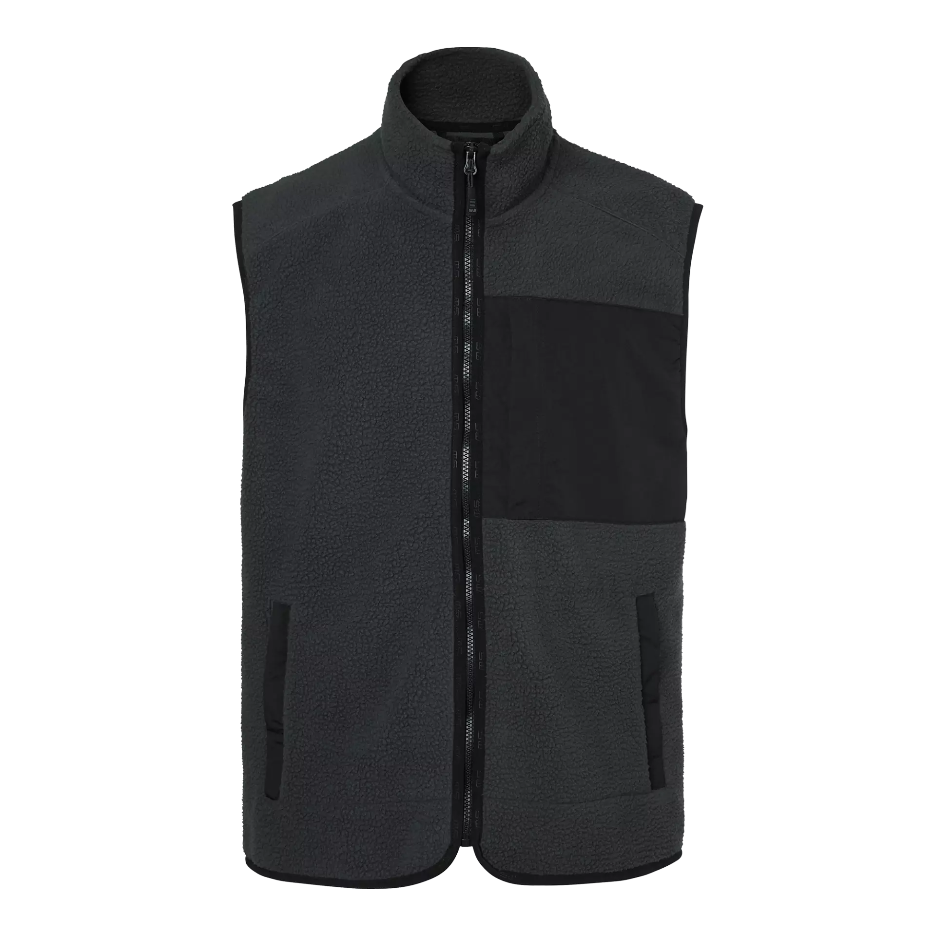 South West 1000334021, Seth Fleece Vest, Dark Grey
