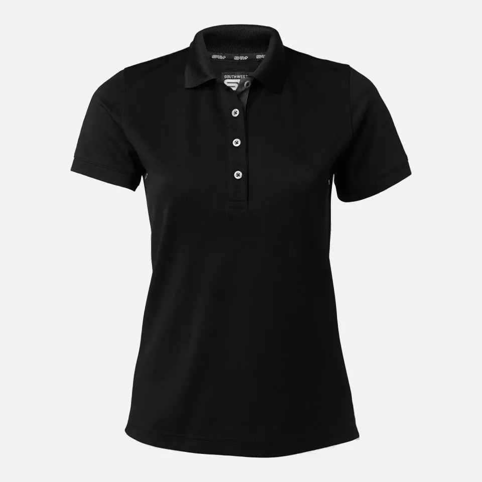 South West 1000325001, Sandy Polo Shirt, Black, image 1, gallery thumbnail