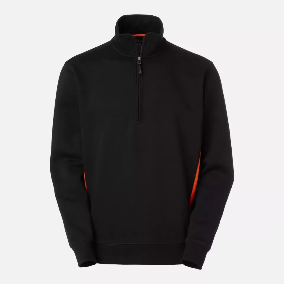 South West 1000230916, Webber Sweat Jacket, Black/Orange, image 1, gallery thumbnail