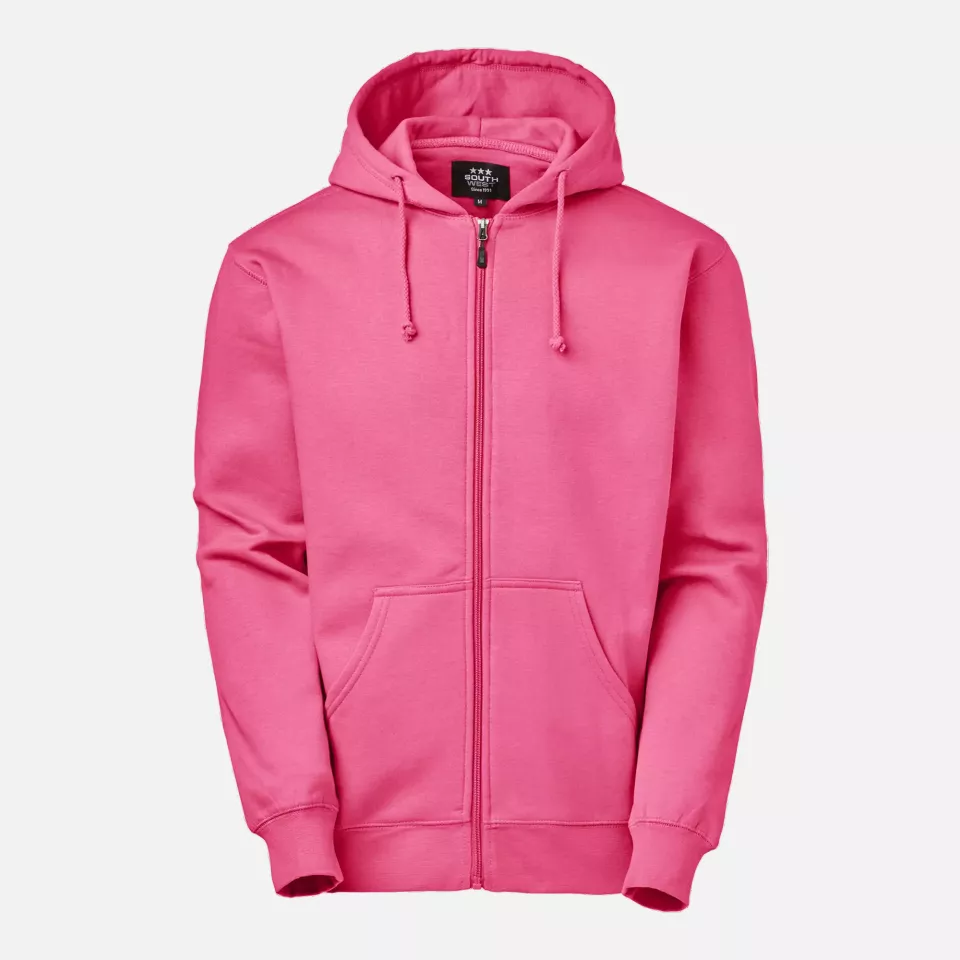 South West 1000221658, Parry Full-Zip Hooded Sweatshirt, Cerise, image 1, gallery thumbnail