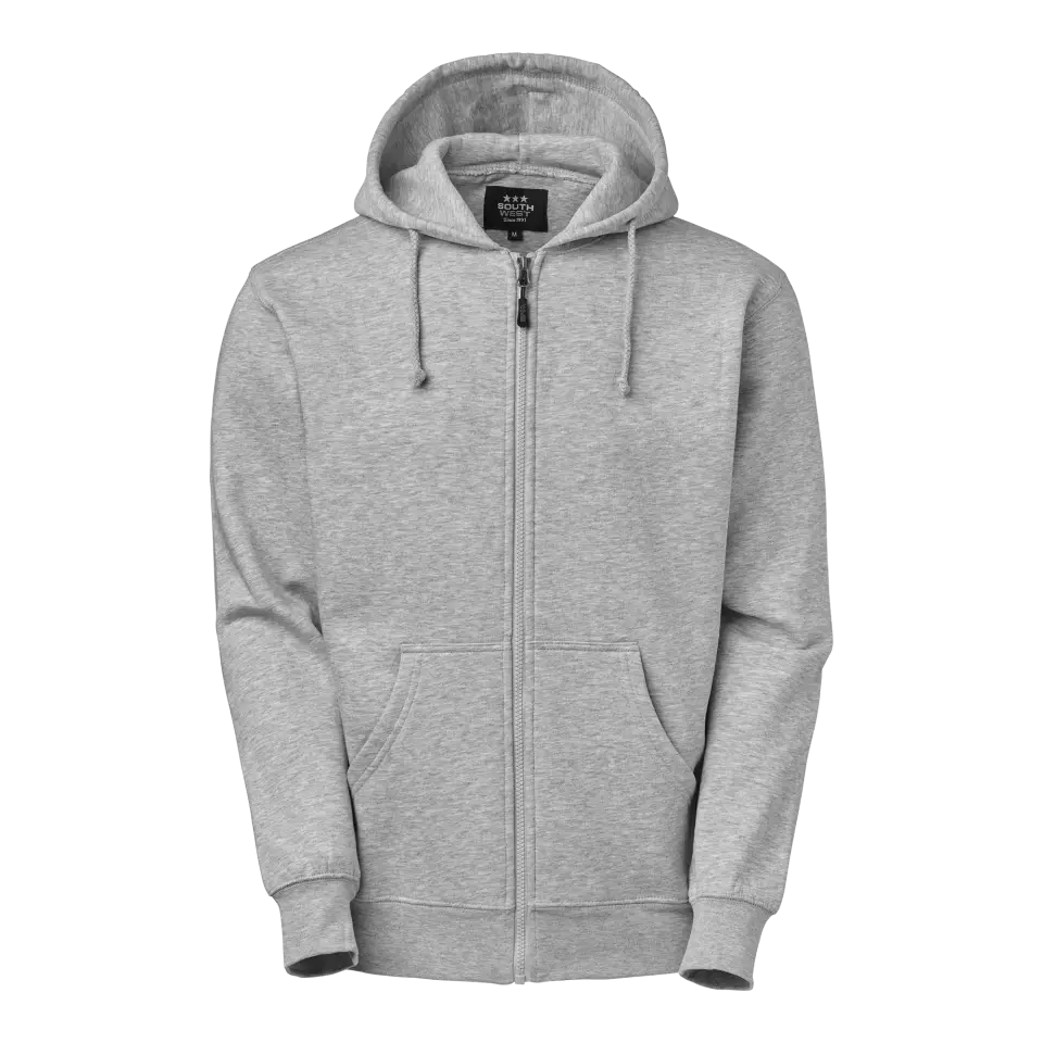 South West 1000221041, Parry Kapuzen-Sweatjacke, Grau Meliert, image 1, gallery thumbnail