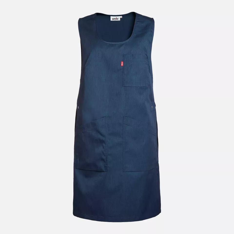 South West 1001069421, Mika Work Tabard, Blue Melange, image 1, gallery thumbnail