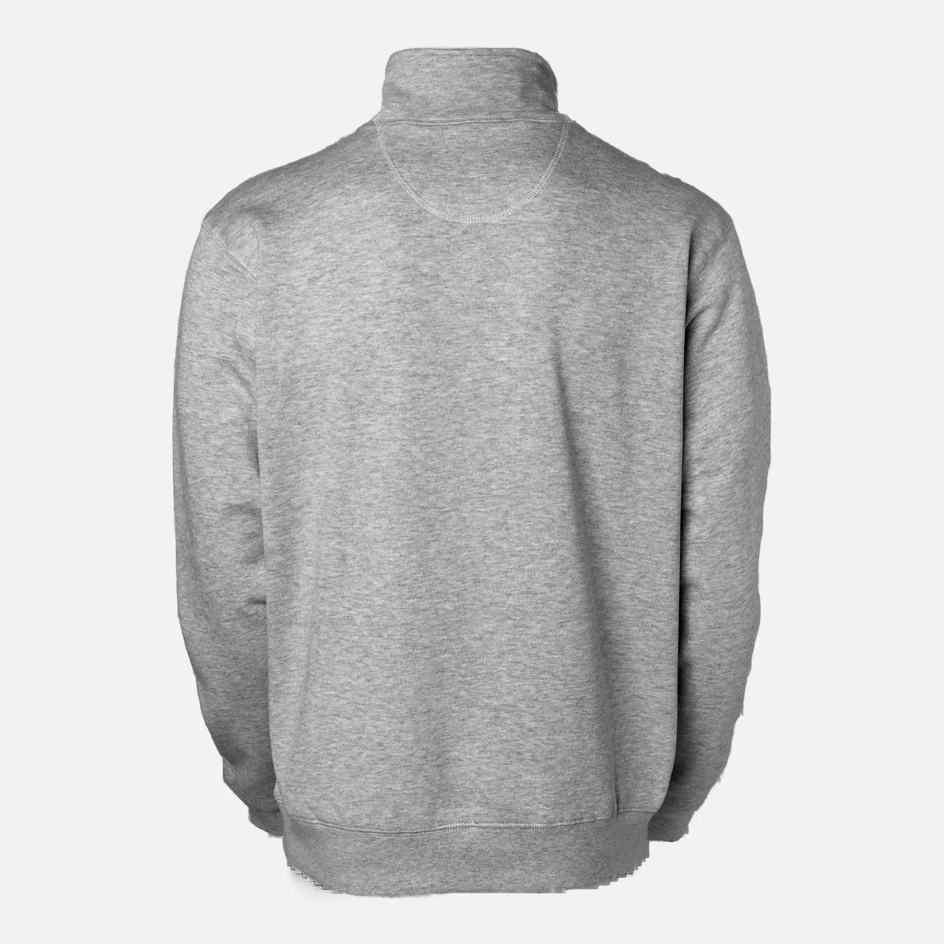 South West 1000223041, Stewart Work Sweatshirt Half-Zip, Grey Melange, image 2