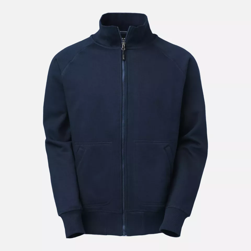 South West 1000227403, Denver Sweat Jacket, Navy, image 1, gallery thumbnail