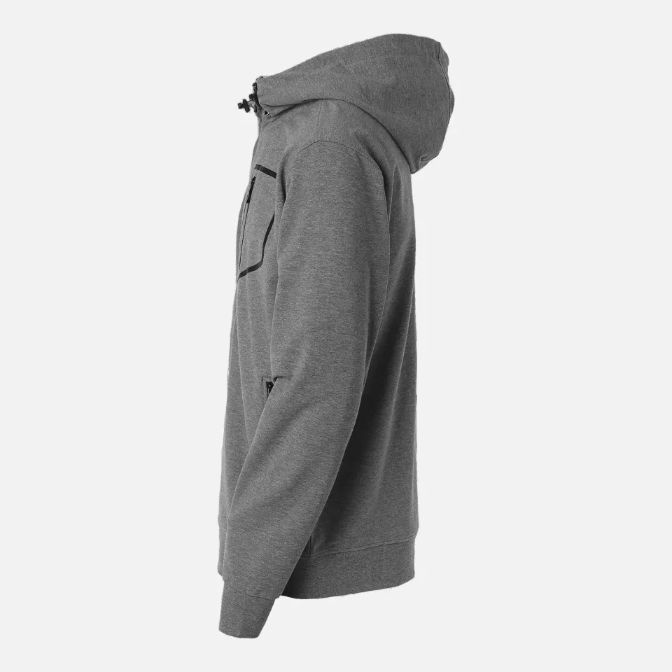 South West 1000237041, Madison Sweat Jacket, Grey Melange, image 4, gallery thumbnail