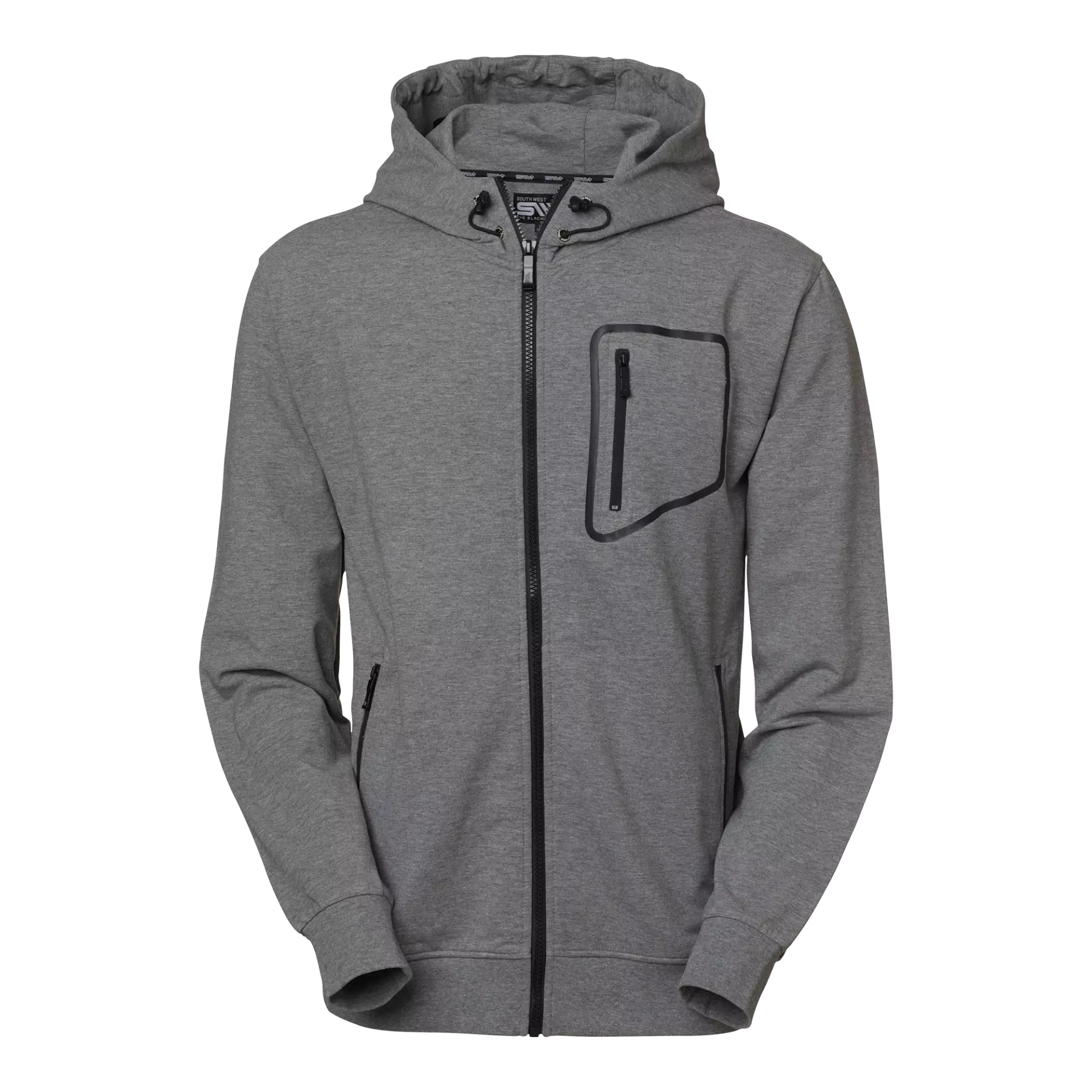 South West 1000237041, Madison Sweatjacke, Grau Melange, image 1