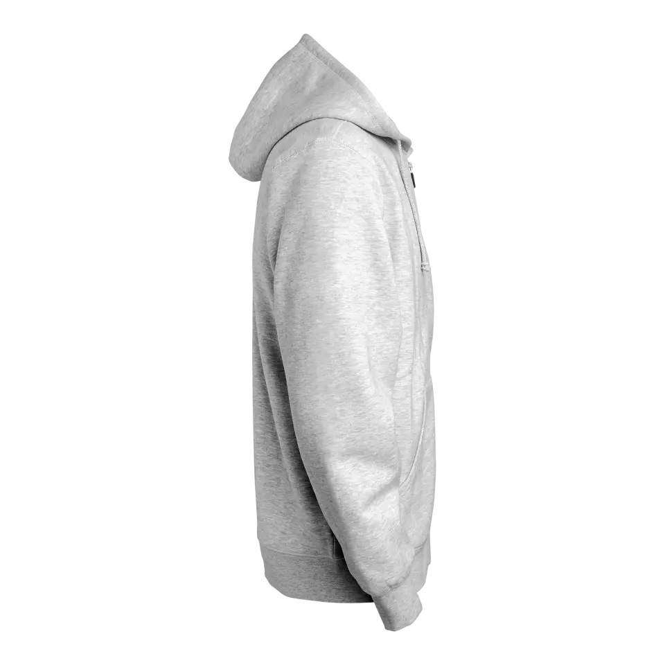 South West 1000221041, Parry Kapuzen-Sweatjacke, Grau Meliert, image 3, gallery thumbnail