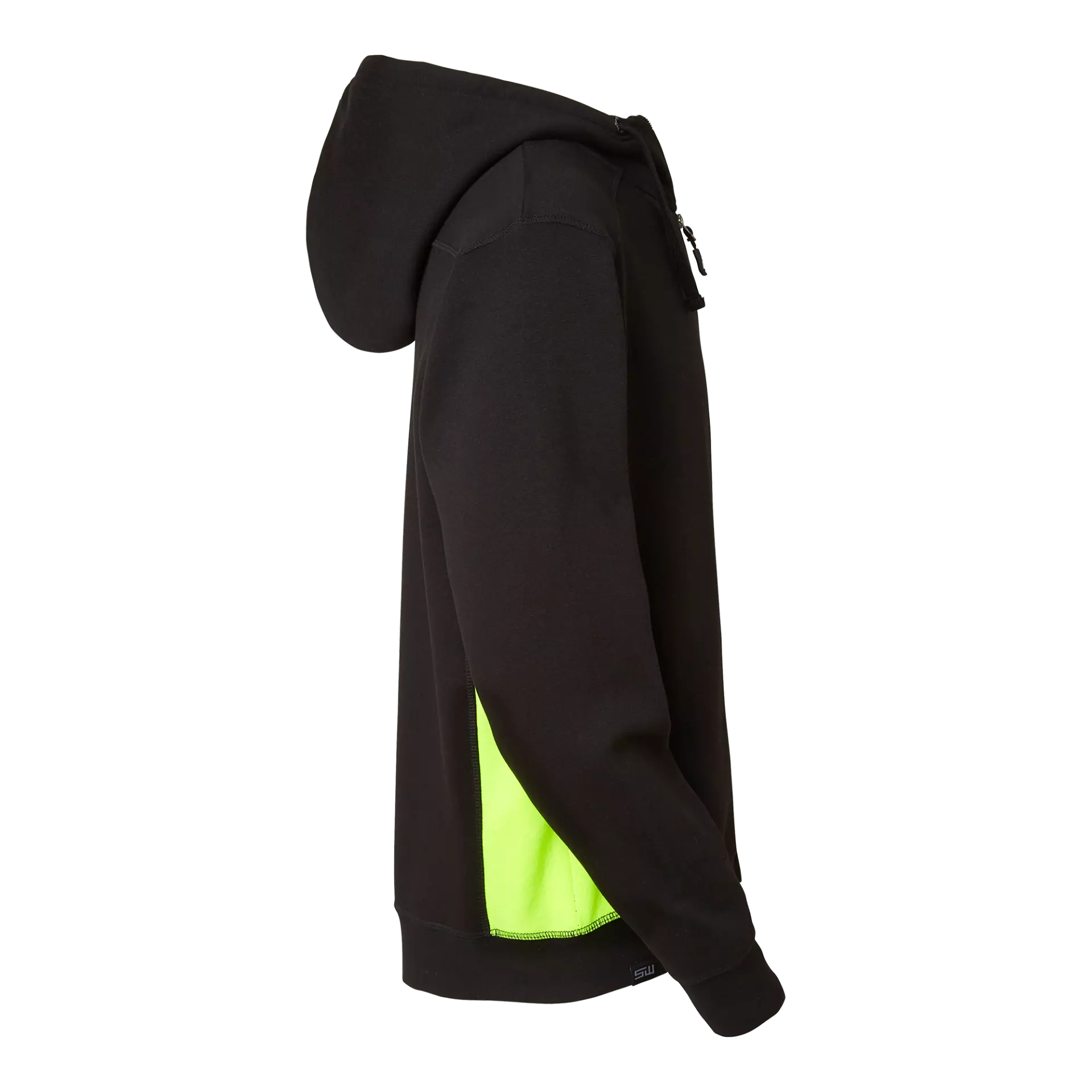 South West 1000231912, Franklin Sweatjacke, Schwarz/Gelb, image 3