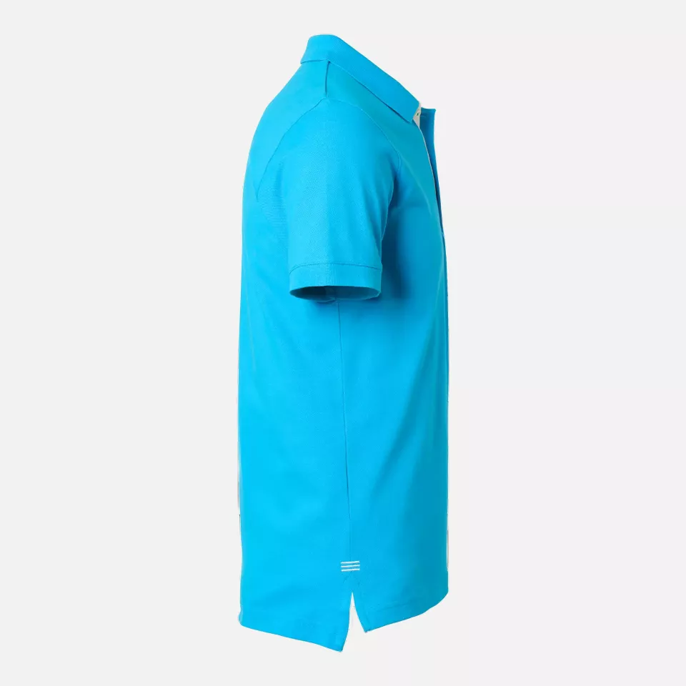 South West 1000207424, Morris Polo Shirt, Aqua, image 3, gallery thumbnail