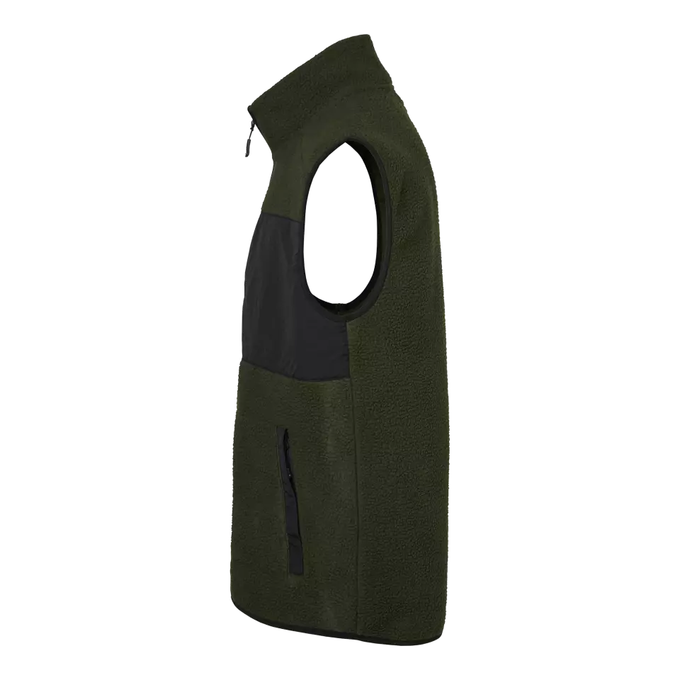 South West 1000334303, Seth Fleece Vest, Dark Olive, image 4, gallery thumbnail