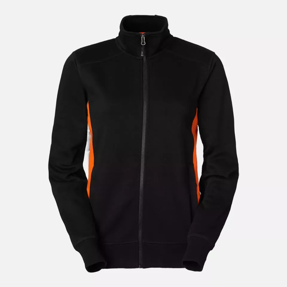 South West 1000234916, Lucy Sweatjacke, Schwarz/Orange, image 1, gallery thumbnail