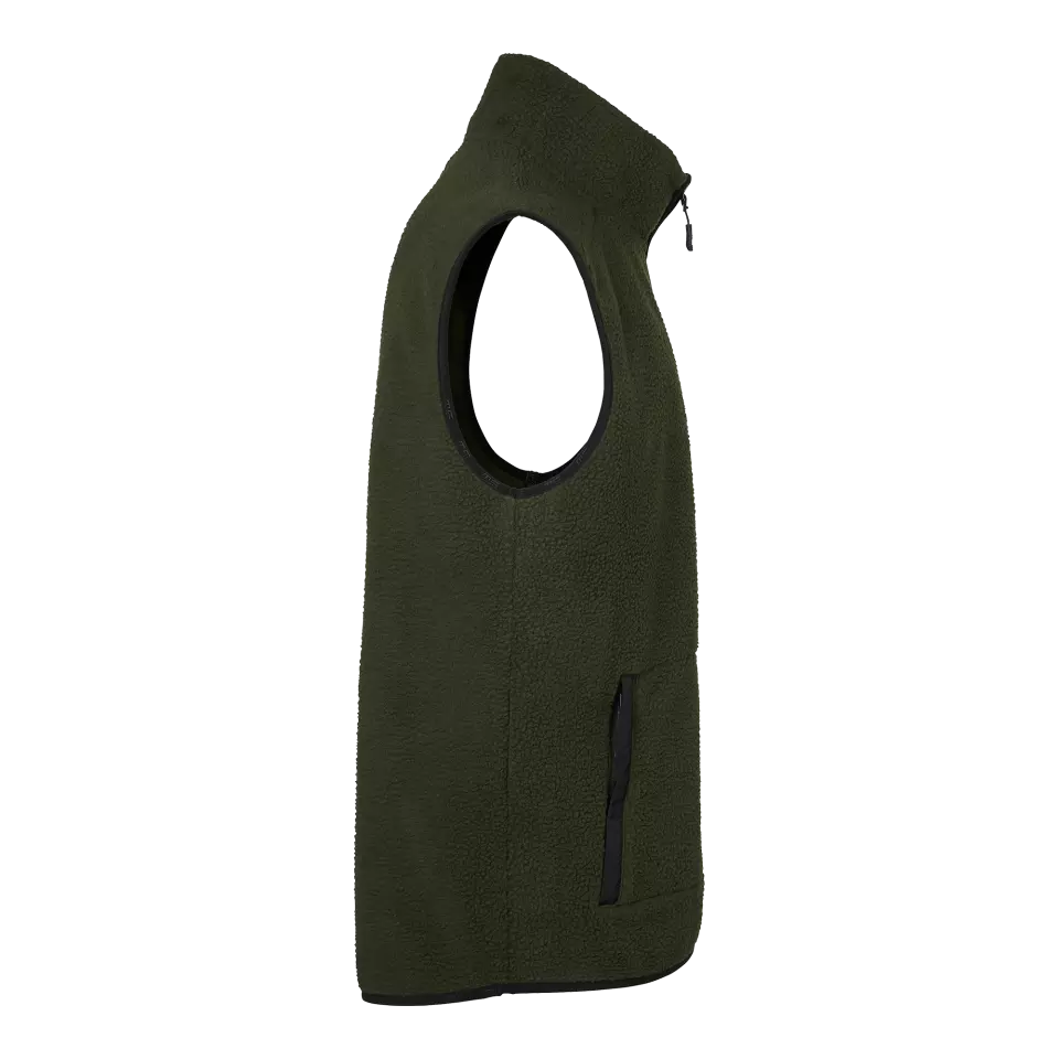 South West 1000334303, Seth Fleece Vest, Dark Olive, image 3, gallery thumbnail