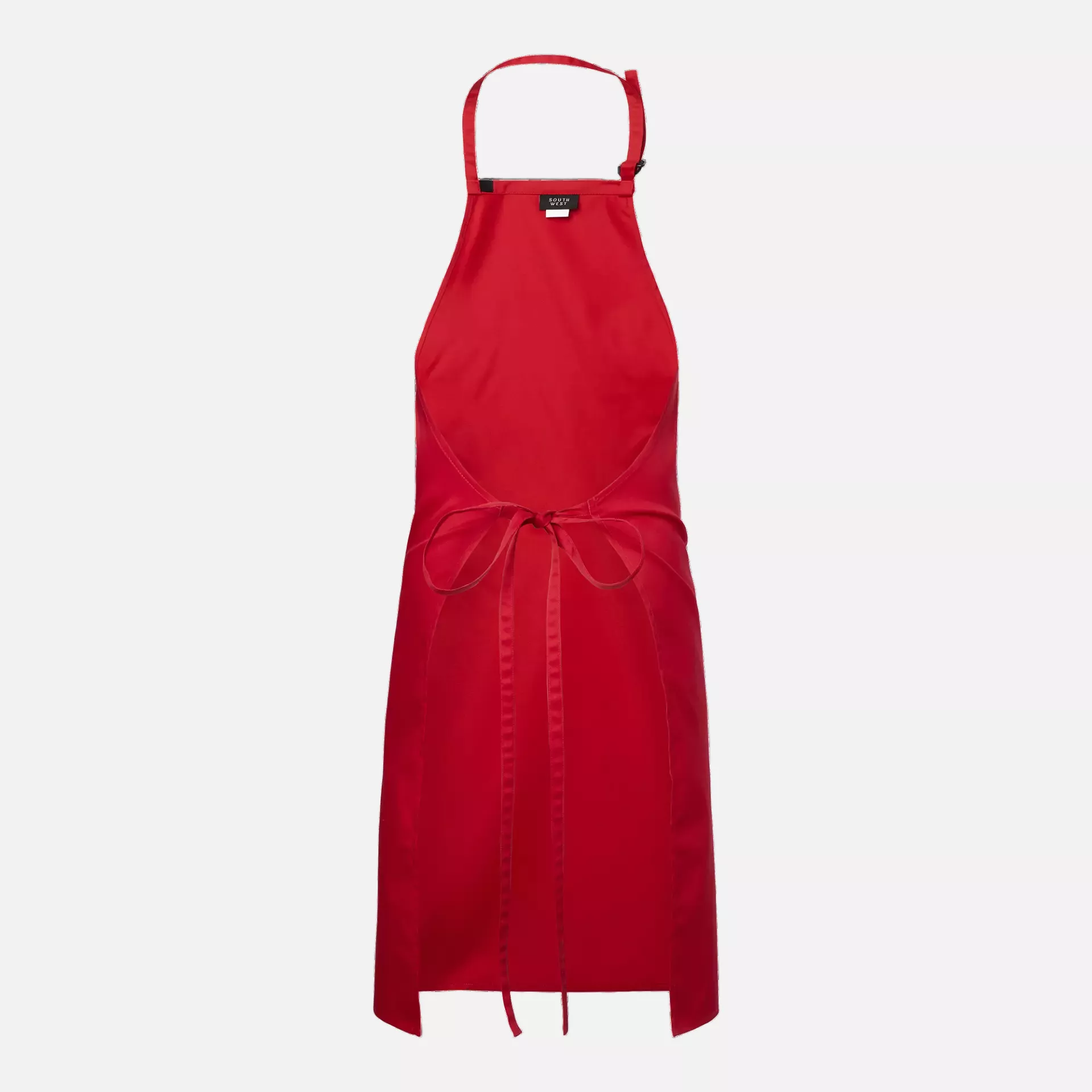 South West 1001770607, Eda Bib Apron, Red, image 2