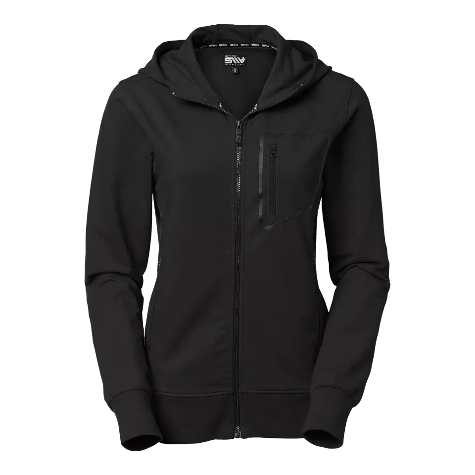 South West 1000238001, Mia Women's Sweat Jacket, Black
