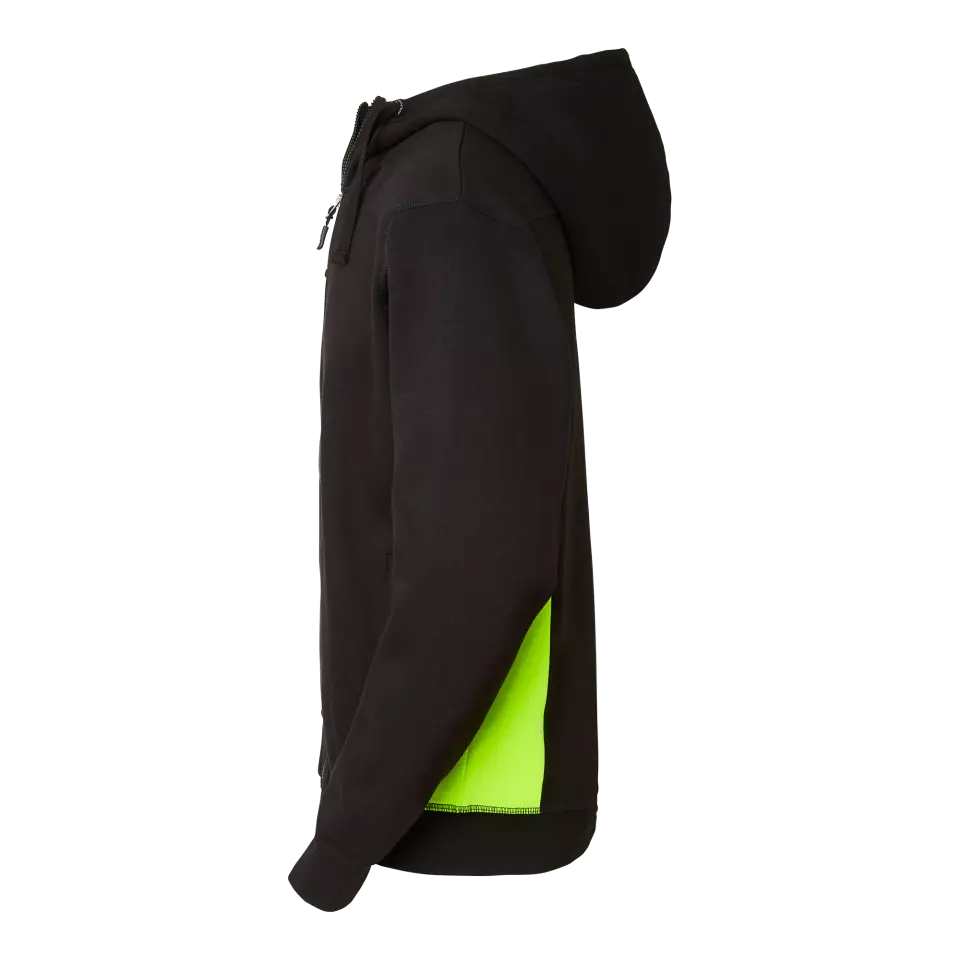 South West 1000231912, Franklin Sweatjacke, Schwarz/Gelb, image 4, gallery thumbnail