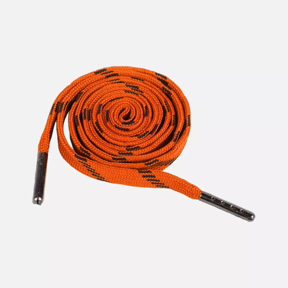 South West 1000955806, Flat Shoelaces, Orange/Black, image 1, gallery thumbnail