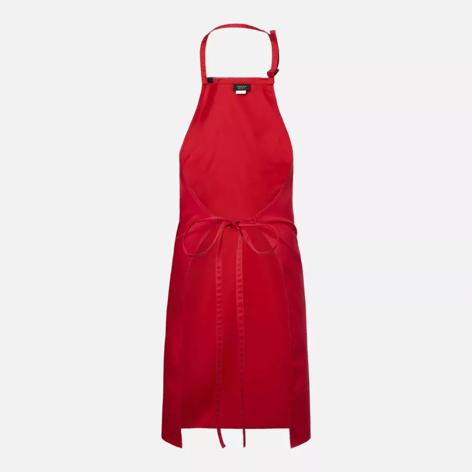 South West 1001770607, Eda Bib Apron, Red, image 2, gallery thumbnail