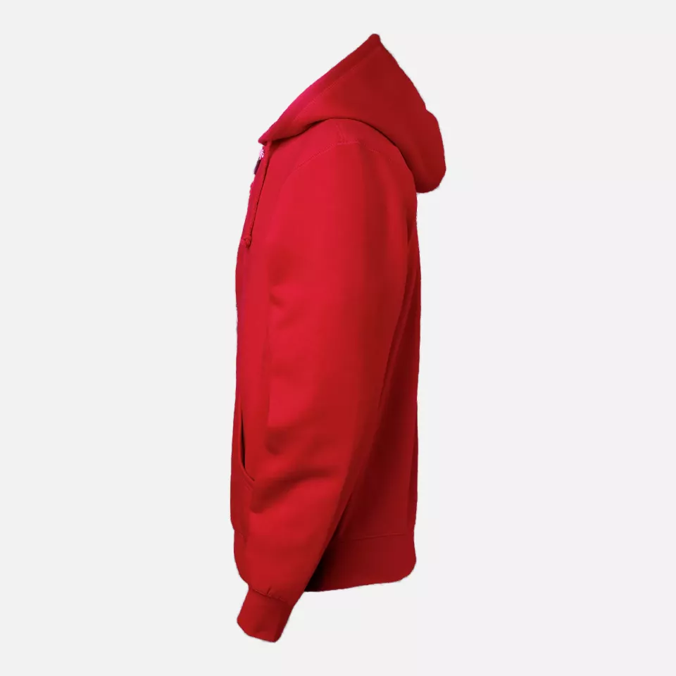 South West 1000221607, Parry Full-Zip Hooded Sweatshirt, Red, image 4, gallery thumbnail